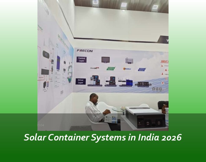 Solar Container Systems in India 2026